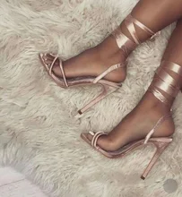 Elegant Open Toe Strappy Stiletto Heel Women Sandals Cut-out Peep Toe Lace-up Wedding Shoes Bride Gladiator Sandals Women stylish rope style lace up keen high sandal booties sexy strappy open toe stiletto heel gladiator sandals fashion dress shoes