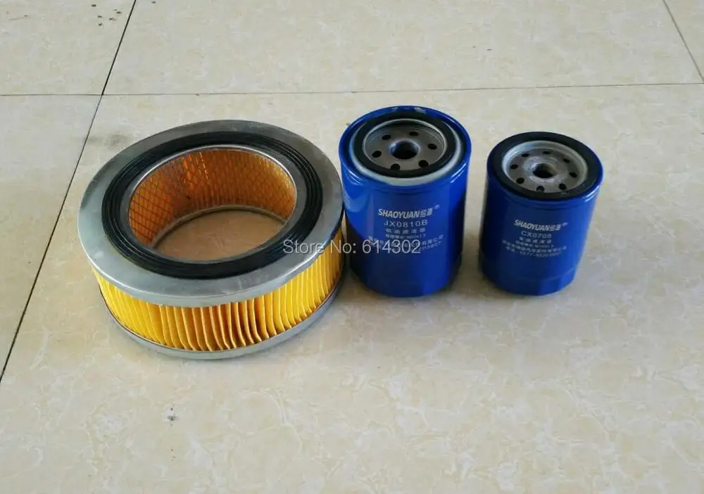 Air filter element oil filter and fuel filter for weifang 495D/ZD K4100D K4100ZD diesel engine /10-40kw diesel generator parts