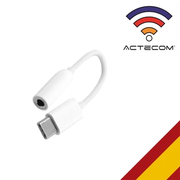 

ACTECOM Adaptador USB Tipo C 3.1 A Jack Hembra Blanco