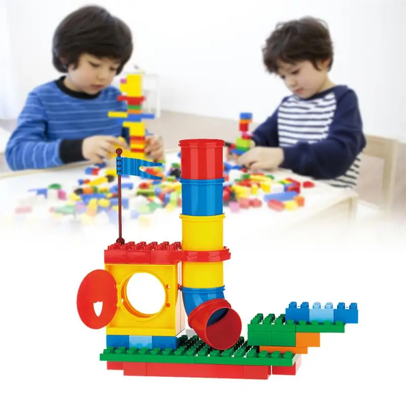 

Large Particle Building Block Wonderful Pipe Game Educational Teaching Toy