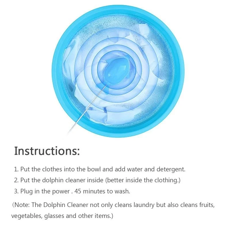 Ultrasonic Mini Portable Laundry Washer Washer Cleaner Multi-function Cleanser for Clothing,for Jewel