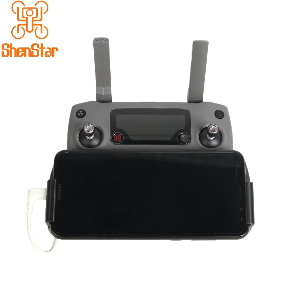 2Pcs 3D Printed Plastic Mobile Phone Holder Clip Remote Handle Extension Bracket Mount for DJI Mavic 1 2 Air Spark Drone Parts 2Pcs 3D Printed Plastic Mobile Phone Holder Clip Remote Handle Extension Bracket Mount for DJI Mavic 1 2 Air Spark Drone Parts