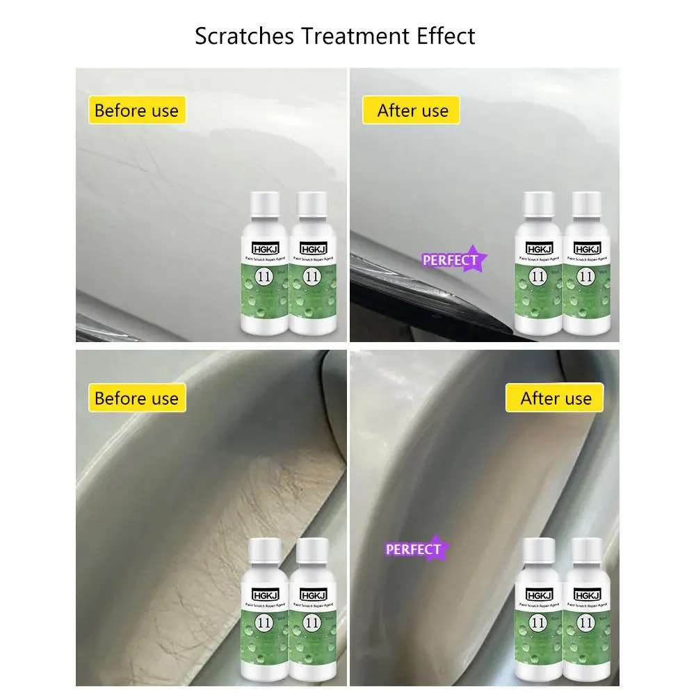 20 мл, 50 мл, HGKJ-11, средство для ремонта автомобиля от царапин, жидкая полировка, Восковая краска, средство для ремонта царапин, автополировка, уход за стеклянной краской