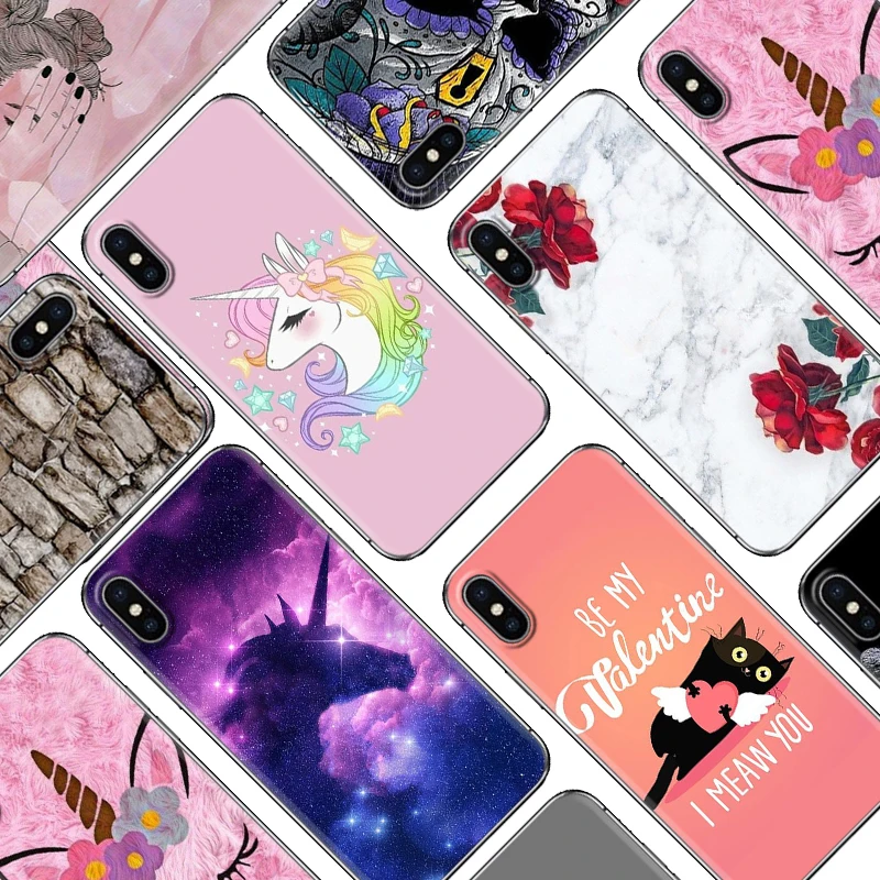 Colorful Painted Soft Phone Cover For Samsung A5 2018/ S7/ S8/ S9/ S9 Plus/ A7 2018 INS Style Cool TPU Skin Case |