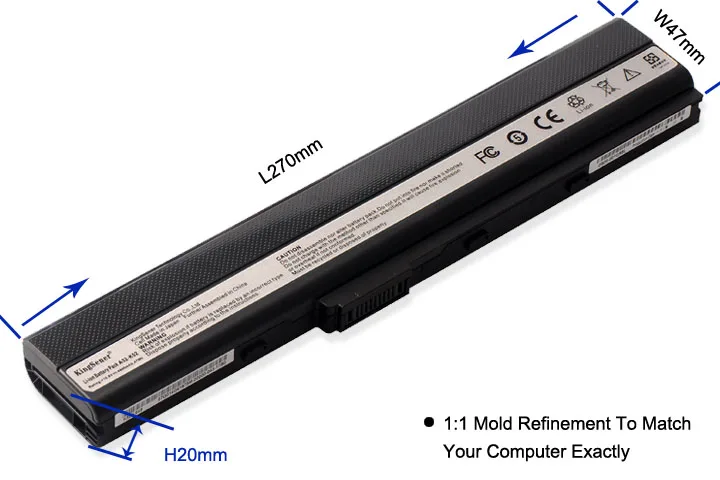 Najtaniej Kingsener Laptop bateria do ASUS A31 K52 A41 K52 A32 K52 A42 K52 A52 A52F A52J K42 K42F K42J K52 K52J K52JC K52JE X52F X52J