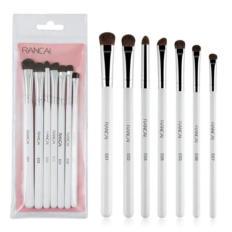 

Brand Makeup Brushes Tools Eye Make Up Brush Kit 7pcs Eyeshadows Eyeliner Eyebrow Brush Sets Cosmetics Brochas Maquillaje YA174