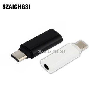

wholesale 200pcs/lot Type C USB C to 3.5mm Audio Adapter for External Microphone 3.5mm Audio Jack Headphone Mic Adapter USB-C