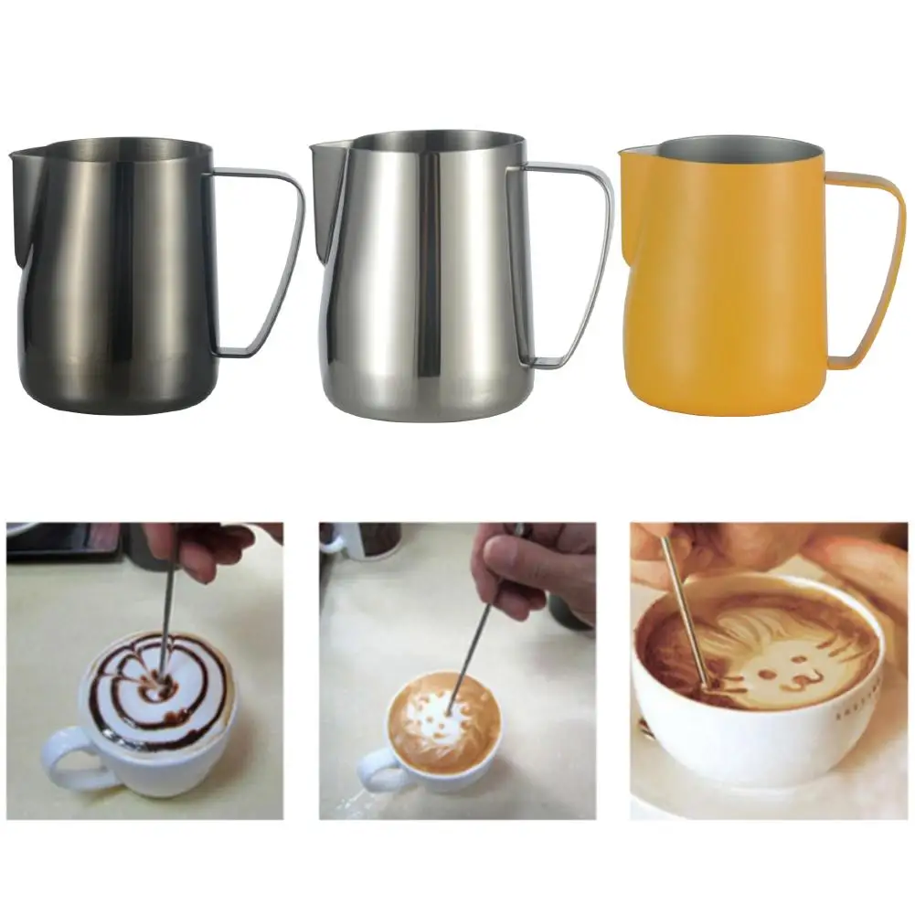 

600ml Stainless Steel Coffee Cup Cappuccino Latte Art Milk Frothing Pitcher