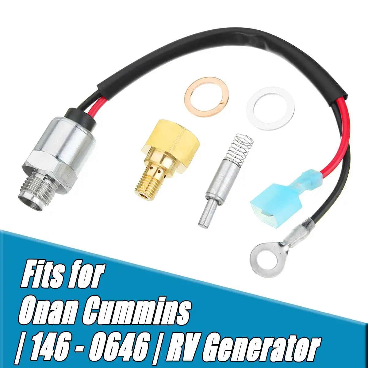 

New 146-0646 Fuel Cut Off Solenoid Valve For Onan Cummins 146-0646 RV Generator Parts Accessories