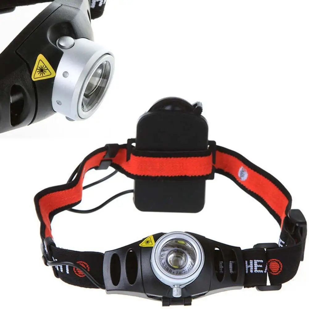 Ultra Bright 500 Lumen Q5 LED Zoomable Headlamp Adjustable and elastic