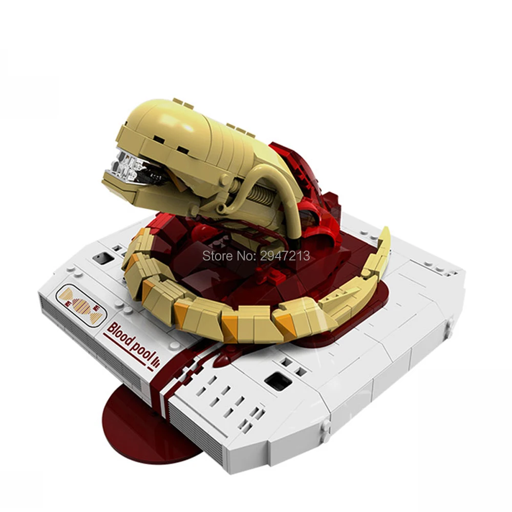 

hot LegoINGlys creators Alien monster movie faucet Blood pool MOC Building Blocks model brick educational toys for children gift
