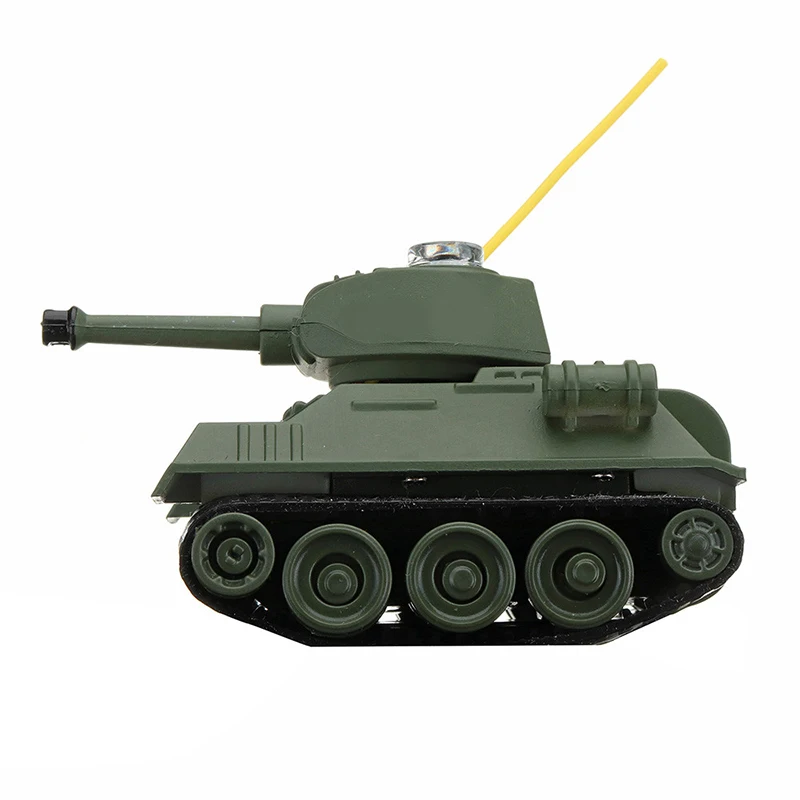 

Mini Radio Remote Control Tank 4 Channel RC Tank Toy Army Battle Infrared Tank With Light Toy Children Kids Gift Fun 68x41x40mm