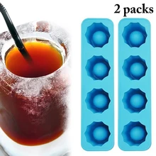 Форма для льда креативная многофункциональная 4-полости DIY выстрел Стекло пресс-форм поднос кубика льда