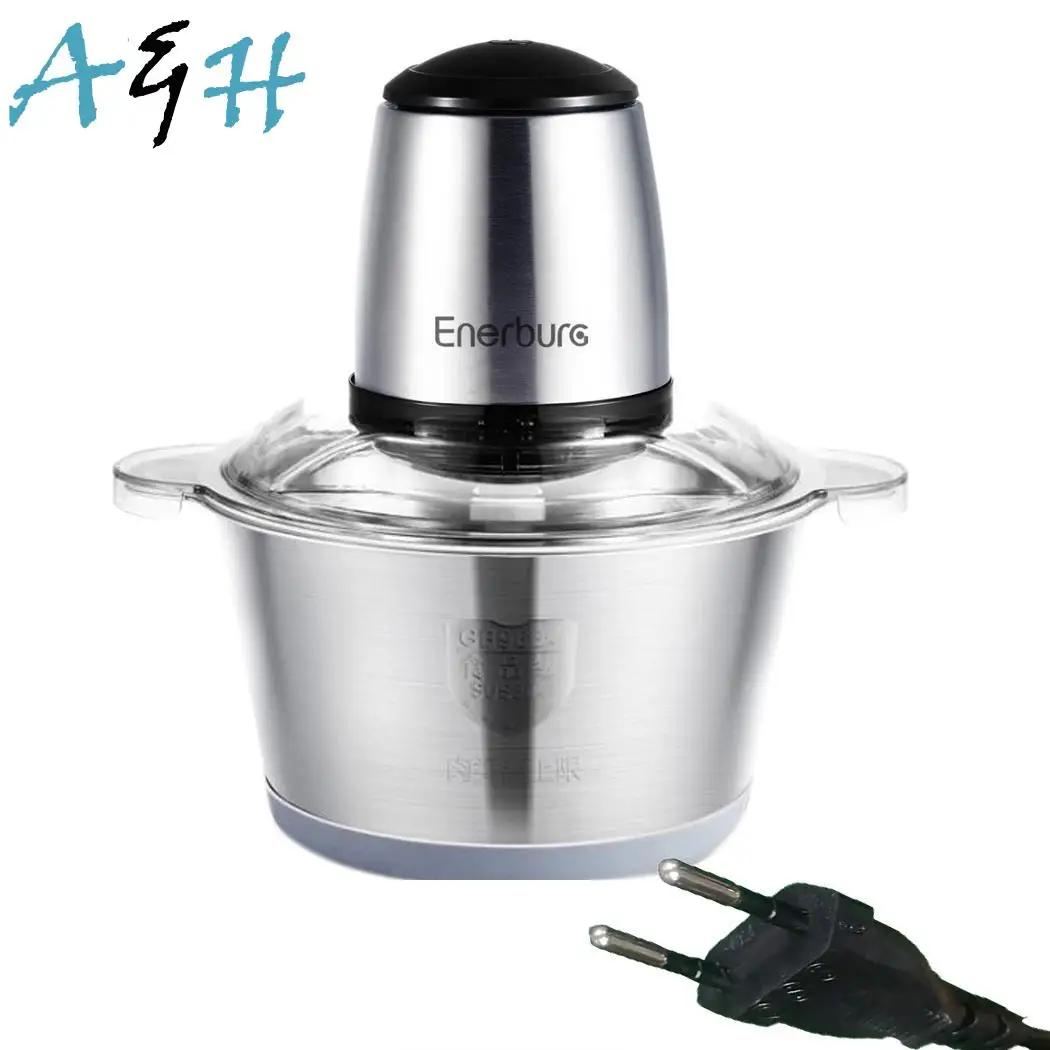 

Electric Meat Grinder Stainless Steel Large Horsepower 2L Food Cutting 50 (HZ) Machine Home, Kitchen 360 (W)