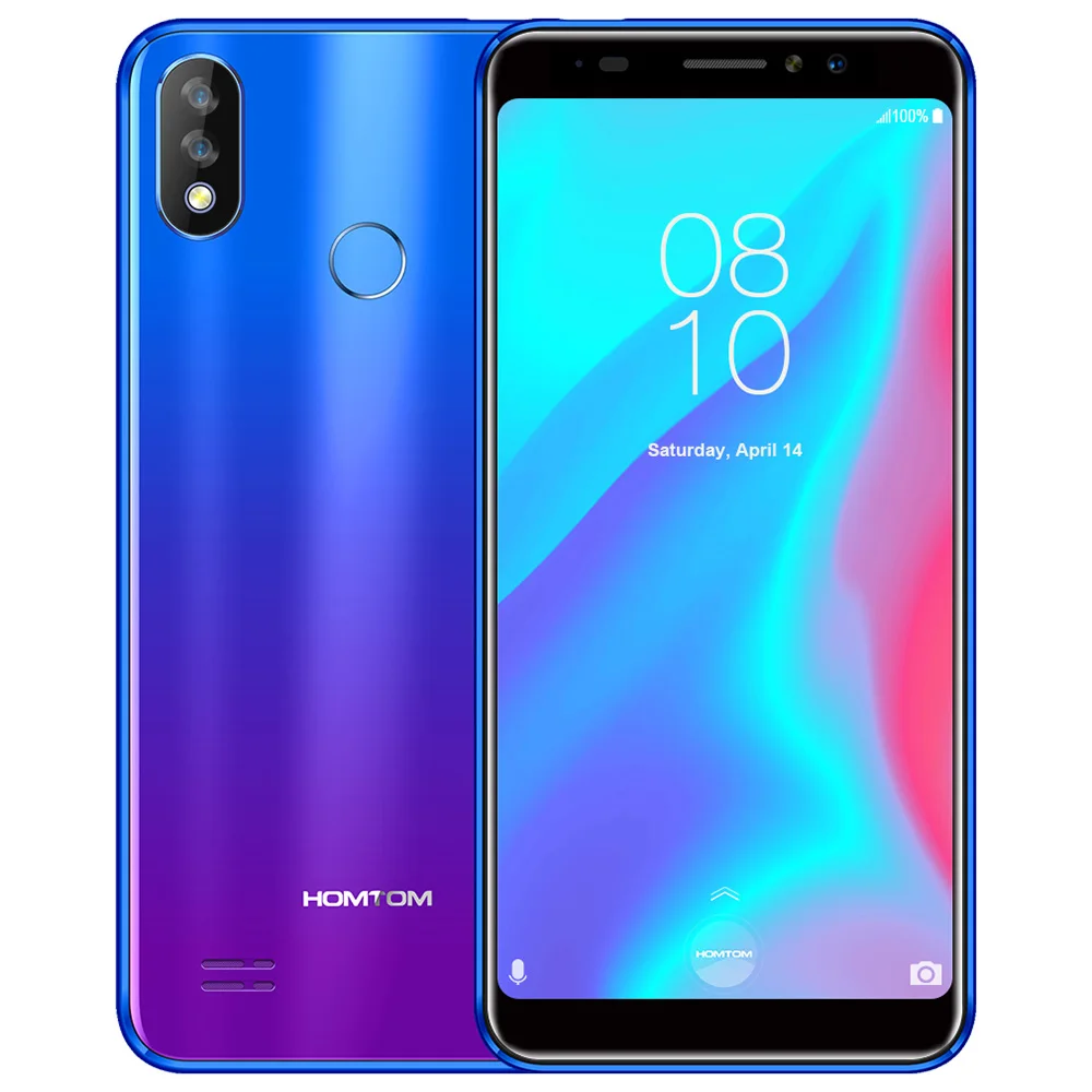 Смартфон HOMTOM C8 4G 5 дюймов Android 8 1 четырехъядерный процессор MTK6739 3 ГГц 2 Гб ОЗУ 16 ПЗУ