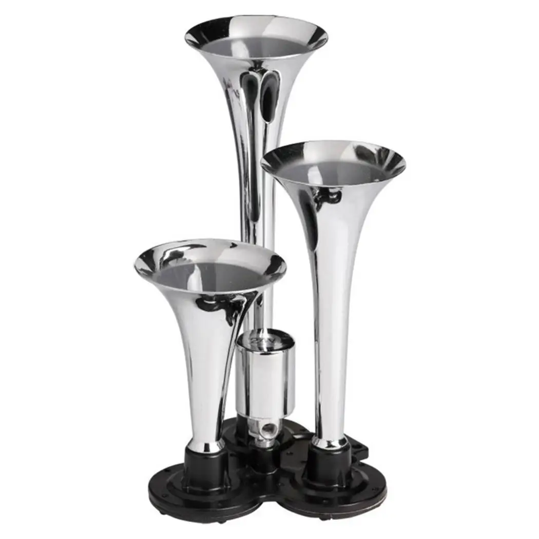 

6 Horn Loud Truck 30cm Train 5cm 5 Chrome 9 Air 12/24v 3 1inch 23cm Car Horn 11 1105DB 8inch Tubes Lorry 16 Motorcycle