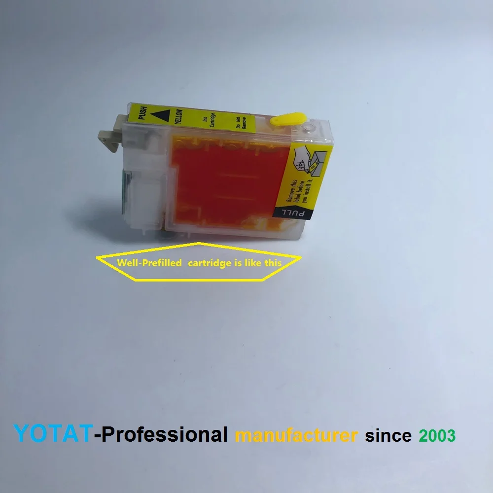 Многоразовый картридж YOTAT T1001 T1002 T1003 T1004 для Epson Stylus Office B40W BX310FN BX600FW BX610FW SX515W