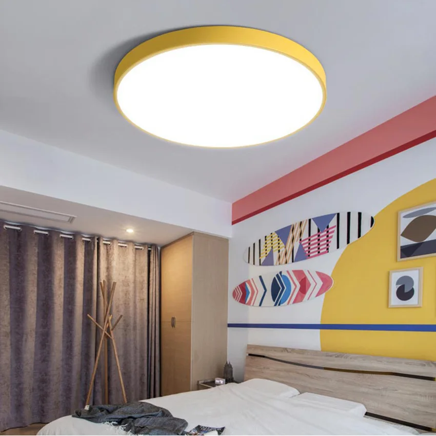 

Modern Simple Led Ceiling Light Living Room Restaurant Bedroom Kitchen Fixtures Office Led Ceiling LampLuminaire Lighting
