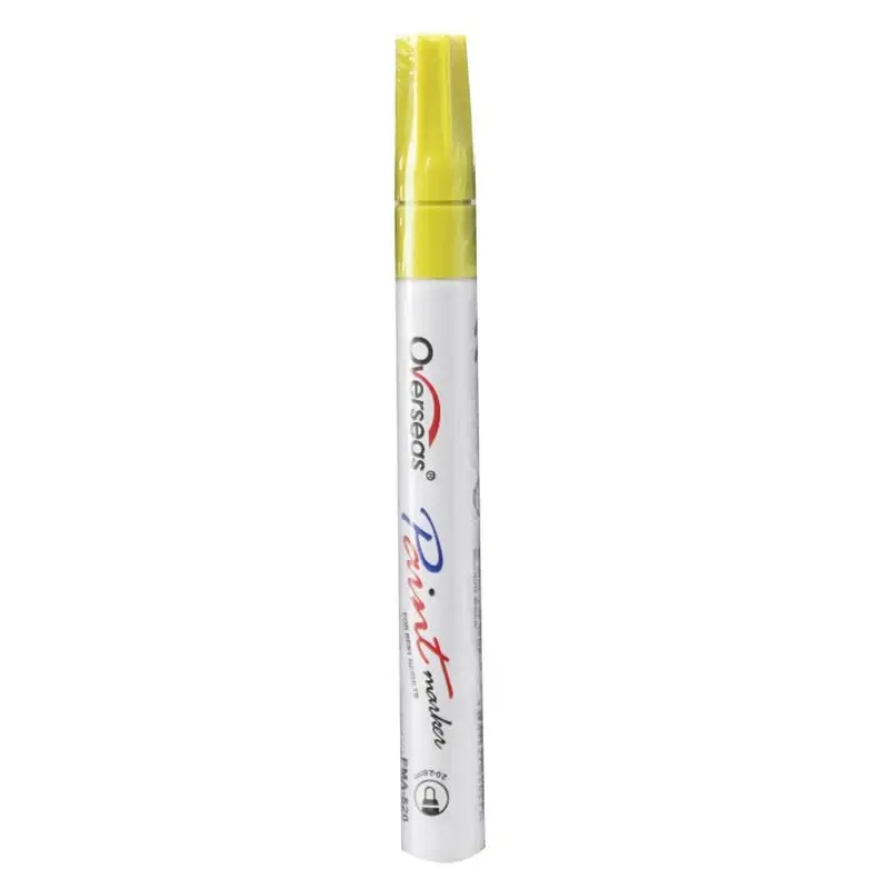 PMA-520 Экологичная автомобильная ручка для рисования граффити DIY аксессуары для альбомов маркер золотой, серебряный, желтый, черный, белый, синий, красный
