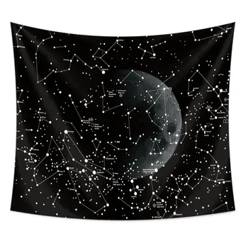

constellation Pattern Printing Wall Hanging Blanket Tapestry Home Background