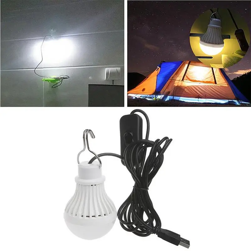

Portable USB Led Lamp Bulb LED 5V 5W Led Bulb Warm White/Cold White Emergency Light 300LM