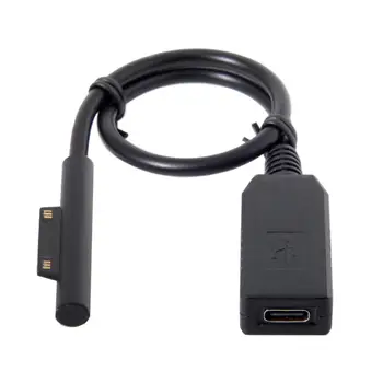 

10pcs/lotType C USB-C USB 3.1 Female DC 12-15V to Surface Pro3 Pro4 Pro5 Pro6 Book Charge Cable