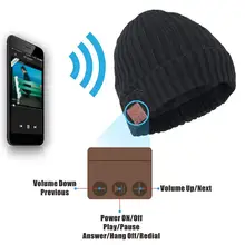 Беспроводной гарнитура Кепки трикотажные Кепки Открытый Бег Альпинизм Кепки удобные свободные руки черный/зеленый/темно-серый