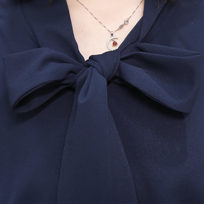 Nerazzurri весенние женские блузки с длинным рукавом элегантного размера плюс 4xl 5xl 6xl 7xl с бантом женские блузки и топы большого размера