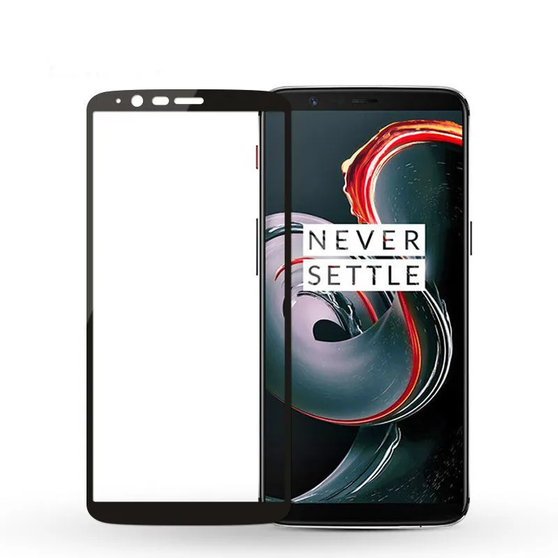 

For One plus 5T Tempered Glass for OnePLus 3 3T Screen Protector 2.5D Full Cover Protective Glass film for OnePlus 5 5T 1+5 t