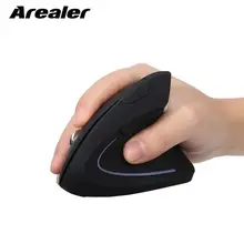 2,4 г беспроводная Вертикальная мышка USB Эргономичный Оптическая мышь Регулируемый 800/1200/1600 точек на дюйм 5 пуговицы для ноутбуков Mac