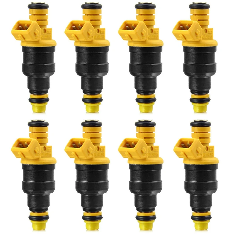 

8Pc 0280150943 Fuel Injectors For F ord F150 F250 F350 Lincoln 4.6 5.0 5.4 5.8 V8