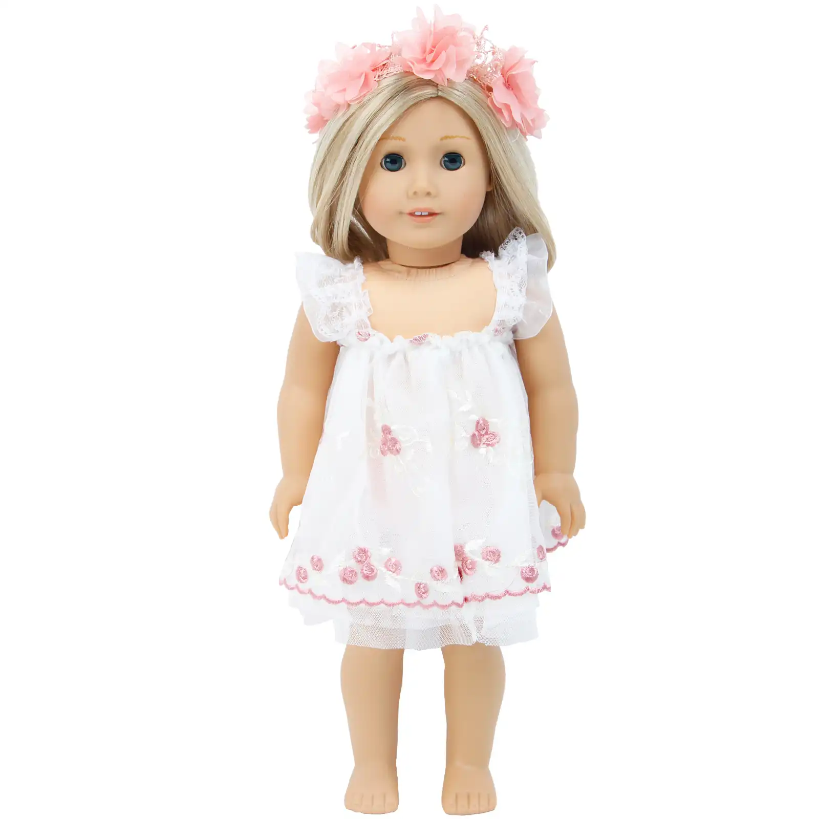 american girl white dress