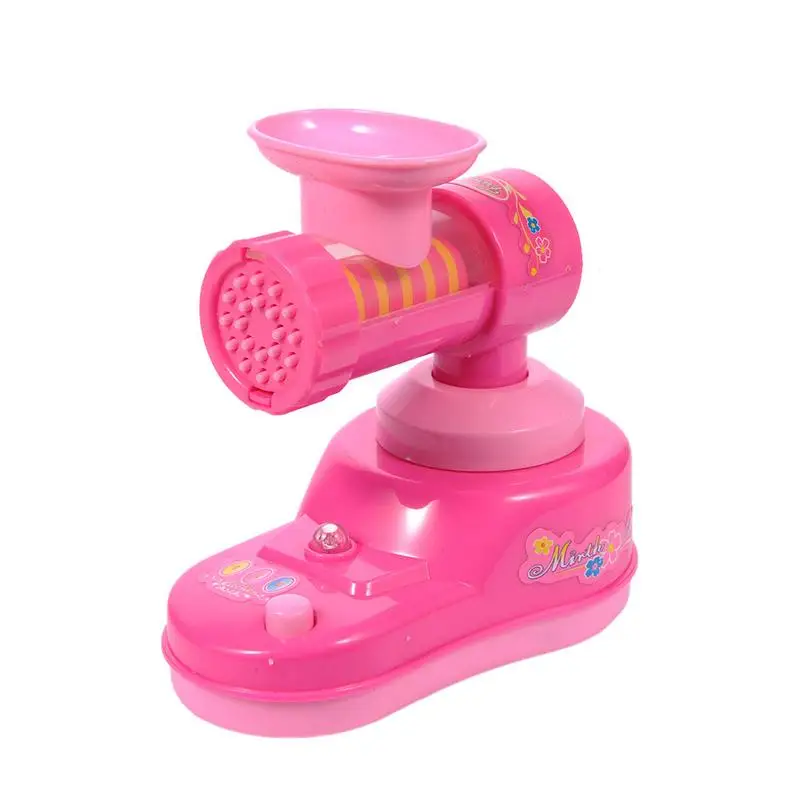 الاطفال الوردي دمية مصغرة البلاستيك الكهربائية اللحوم عدة طحن لعبة دمية أثاث مصغر لعب ل إكسسوارات دمي الأطفال الاطفال الوردي دمية مصغرة البلاستيك الكهربائية اللحوم عدة طحن لعبة دمية أثاث مصغر لعب ل إكسسوارات دمي الأطفال