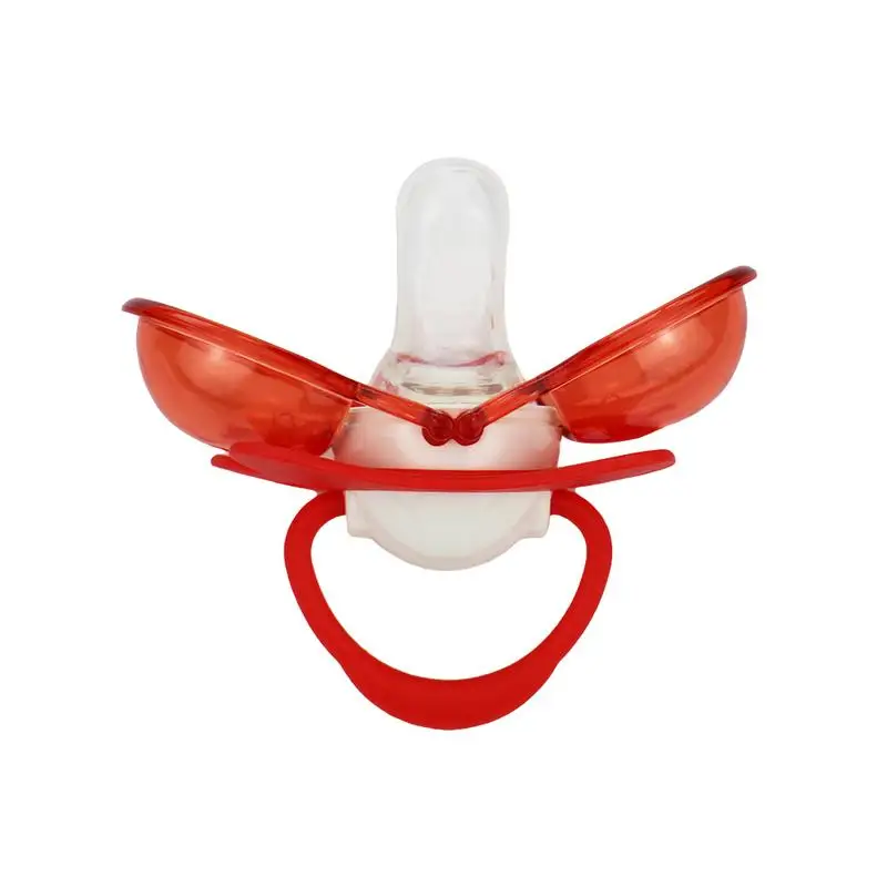 

Pacifier with Cover Three Stages Nipple Shape Automatic Closure Dustproof Sucking Mouth for 0-18 Months Baby