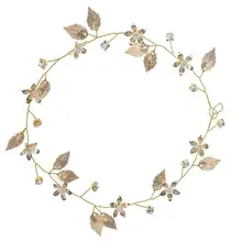 1 шт. свадебное украшение на голову Золотые листья свадебный головной убор головные уборы головной убор аксессуары для волос для свадьбы выпускного вечера дня рождения