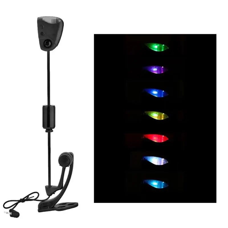 

4pcs Carp Fishing Bite Alarm Swingers Hangers LED Illuminated Bite Indicators with Carrying Case