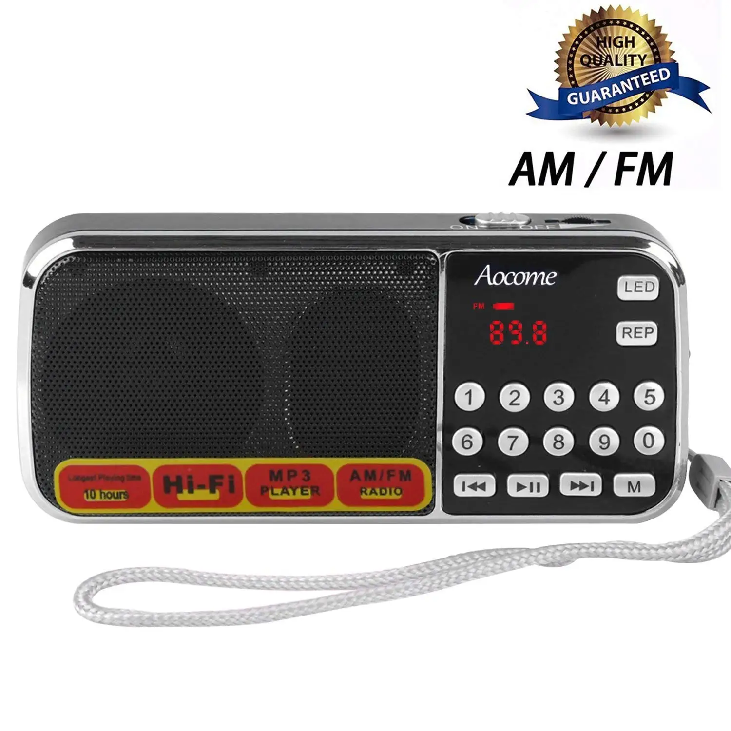 

Portable Speakers With Mini AM FM Digital Radio Retro Receiver Speaker Player Micro SD TF USB Charging Earphone Jack Dab Radios