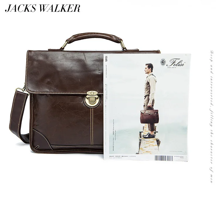 

Brand Genuine Leather Men's Bales Cowhide Men's Briefcases Handbags Fashionable Business Men's One-shoulder Sloping Bags
