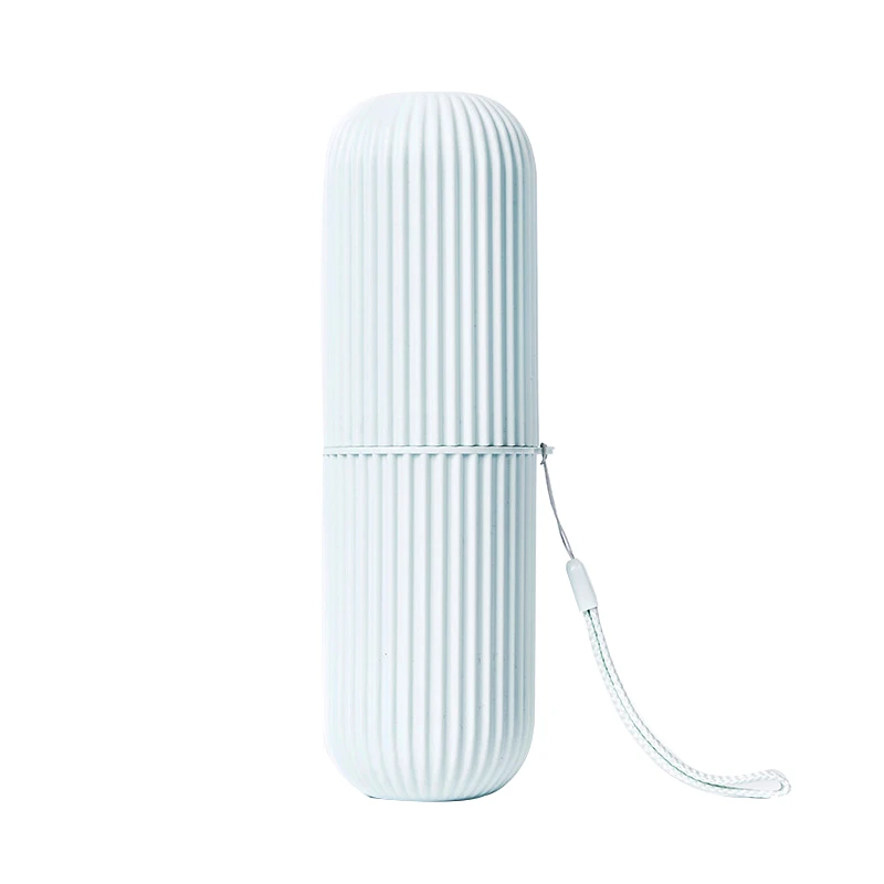 

Portable Toothpaste Toothbrush Holder Case Non-Slip Strip Germproof Storage Box Plastic Couple Bathroom Accessories Green