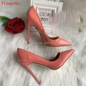 

Vinapobo Womans Shoes Fashions 2019 Yellow Stiletto Heels Women Pointed Toe Heels Sexy Super High Heel wedding Shoes Women Pumps