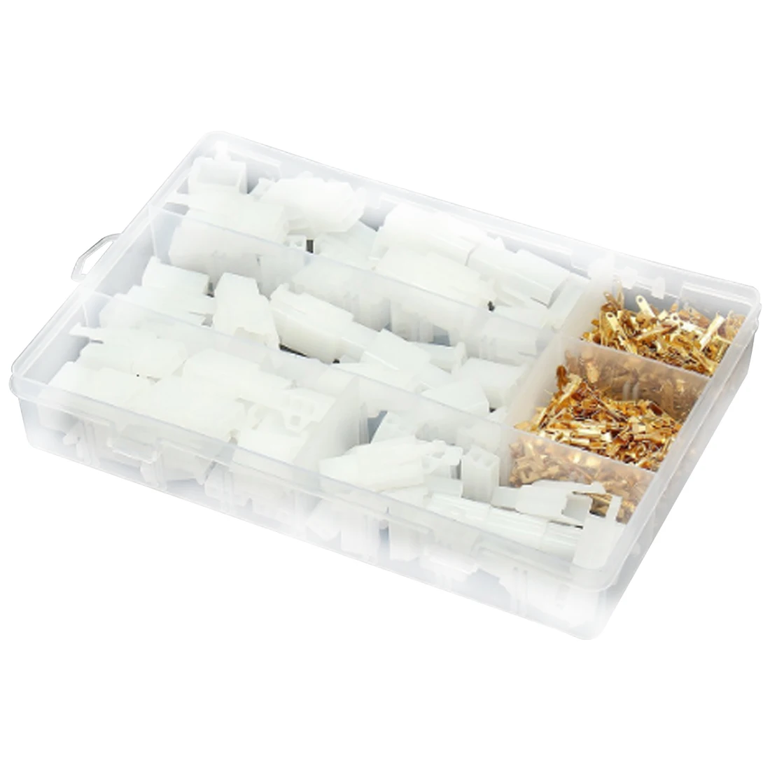 

40 Set Practical Auto Electrical 2 3 4 6 Pin 2.8 mm Wire Terminal Connector with Fixed Hook Male Female Terminals Housing