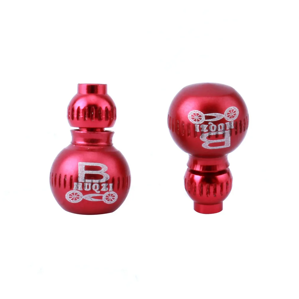 

2PCS Anodic Oxidation Multi-color Alloy Bike Cable end caps Road Mountain Bicycle Cable Ends Derailleur Shifter Line Cap