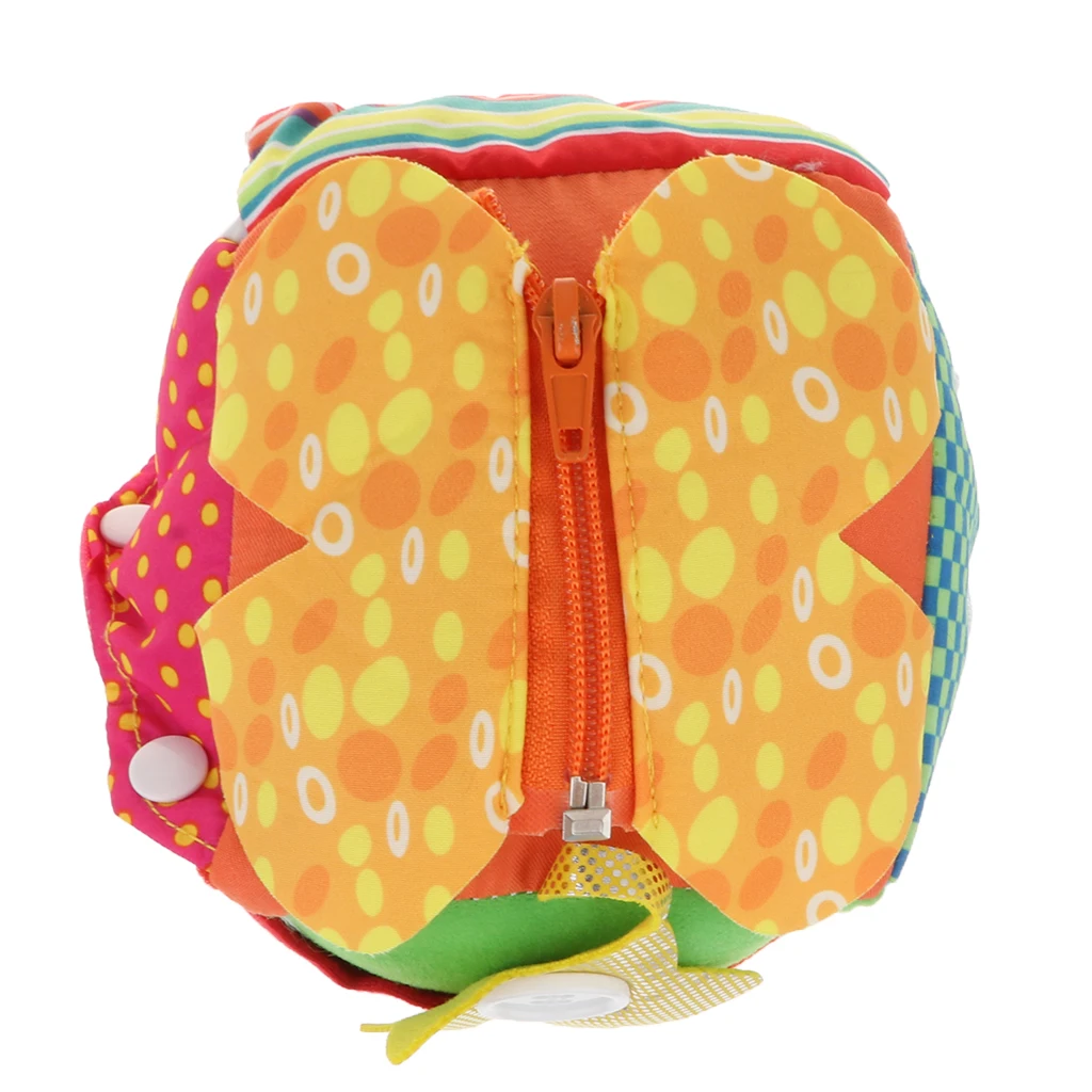 Children Preschool Shoelace Button Clothing Learning Cloth Cube Block Toy Kids Early Learning Play Activity Children Preschool Shoelace Button Clothing Learning Cloth Cube Block Toy Kids Early Learning Play Activity