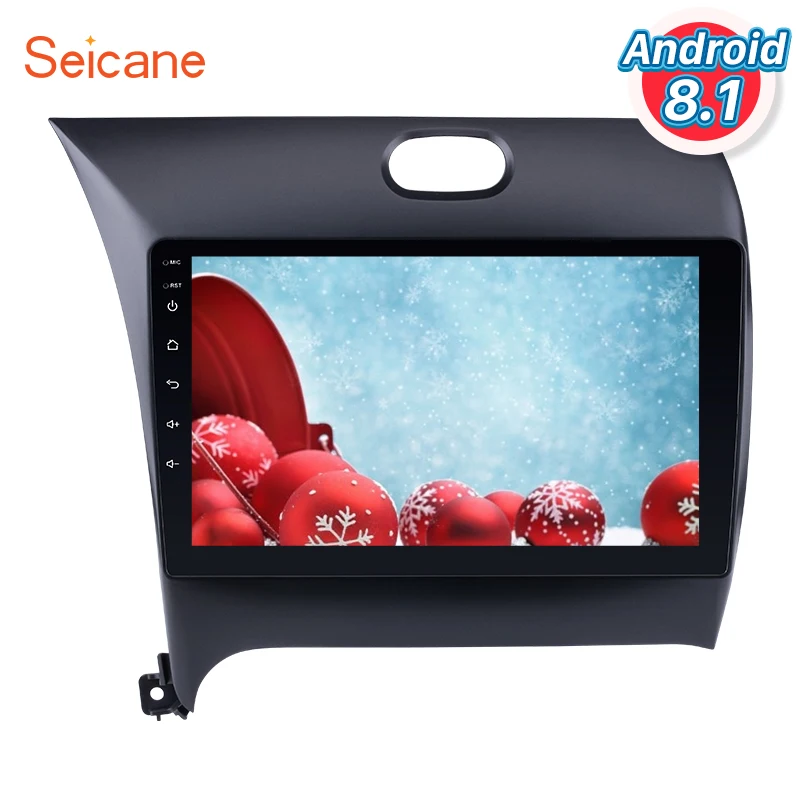 Seicane 2 din Android 9 1 автомобильный мультимедийный плеер для KIA K3 CERATO FORTE 2013 2014 2015 2016 GPS