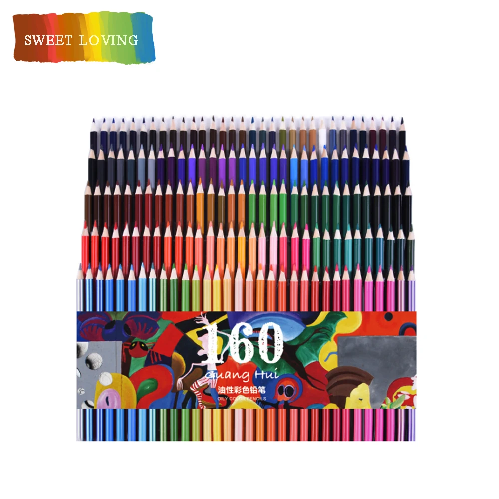 

TH 48/72/120 Colors Wood Oil Colored Pencils Set Artist Painting For Drawing Sketch School Gifts Art Supplie Dropshipping