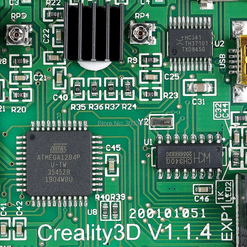 Newst 3D принтер Часть V1.14 версия управления материнская плата для Ender 3 широкая