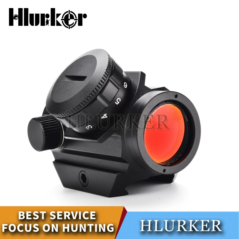 التكتيكية 1X الكهربائية دوت البصر/ريد دوت نطاق/منظر نقطة حمراء Riflescope الموازاة البصرية نطاق بندقية ل مسدس هواء الصيد