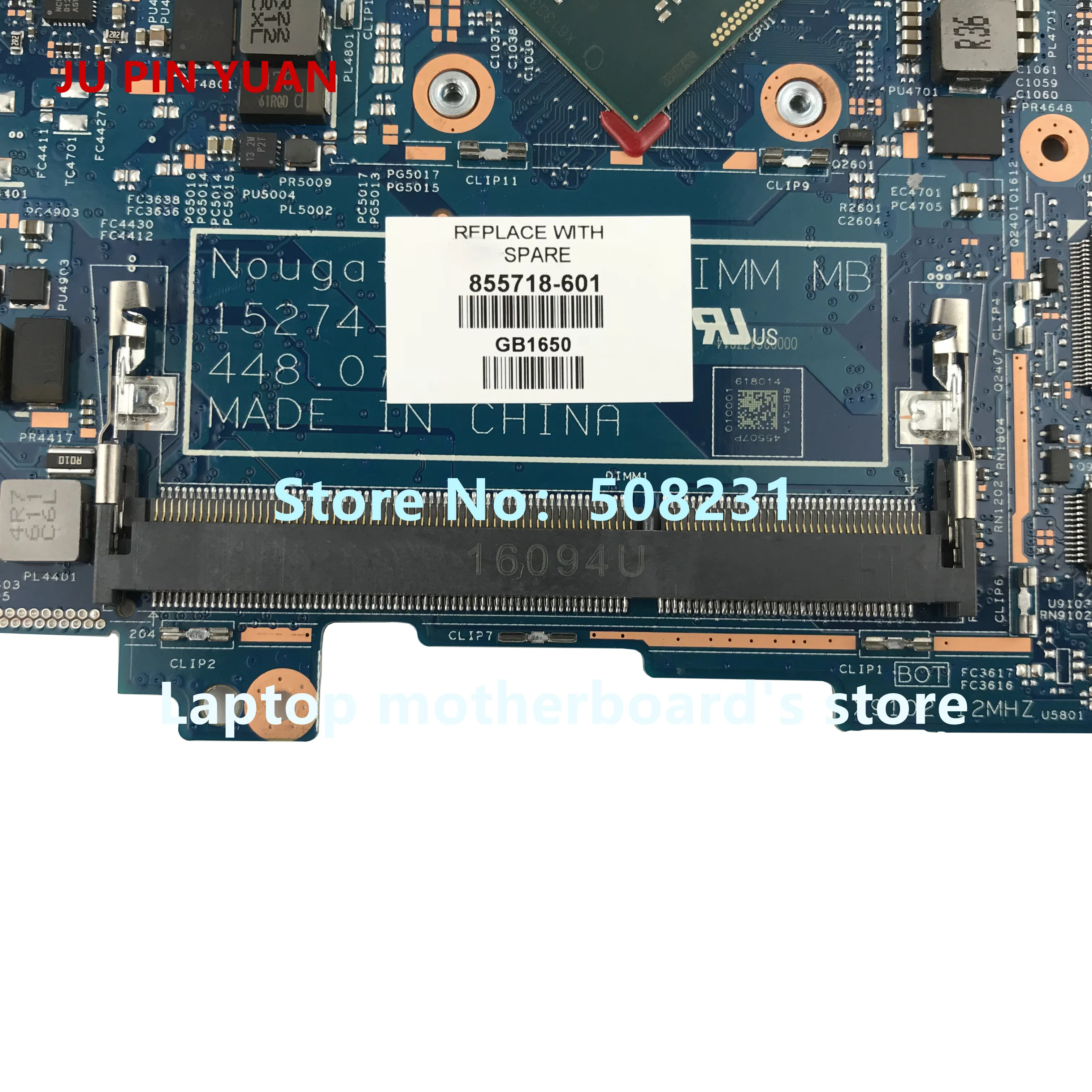 جو دبوس يوان 855718-601 855718-501 448.07P09.0011 ل جناح HP 11-U x360 للتحويل 11-u003la اللوحة المحمول مع N3700