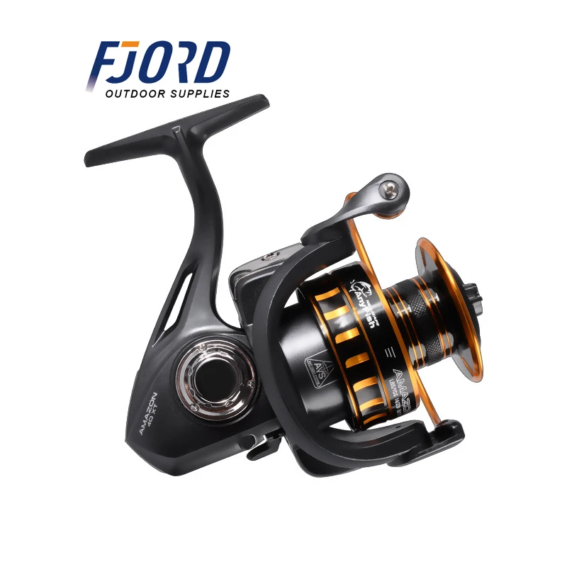

FJORD New 10+1 Ball Bearings Left/Right CNC Handle 5.0:1 Spinning Fishing Reel Metal Head Fishing Tackle