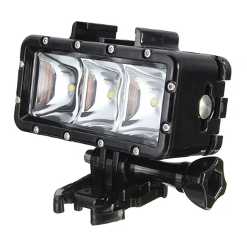 

300LM 2.8W 30M Underwater Waterproof LED Video Light Lamp for GoPro / SJCAM
